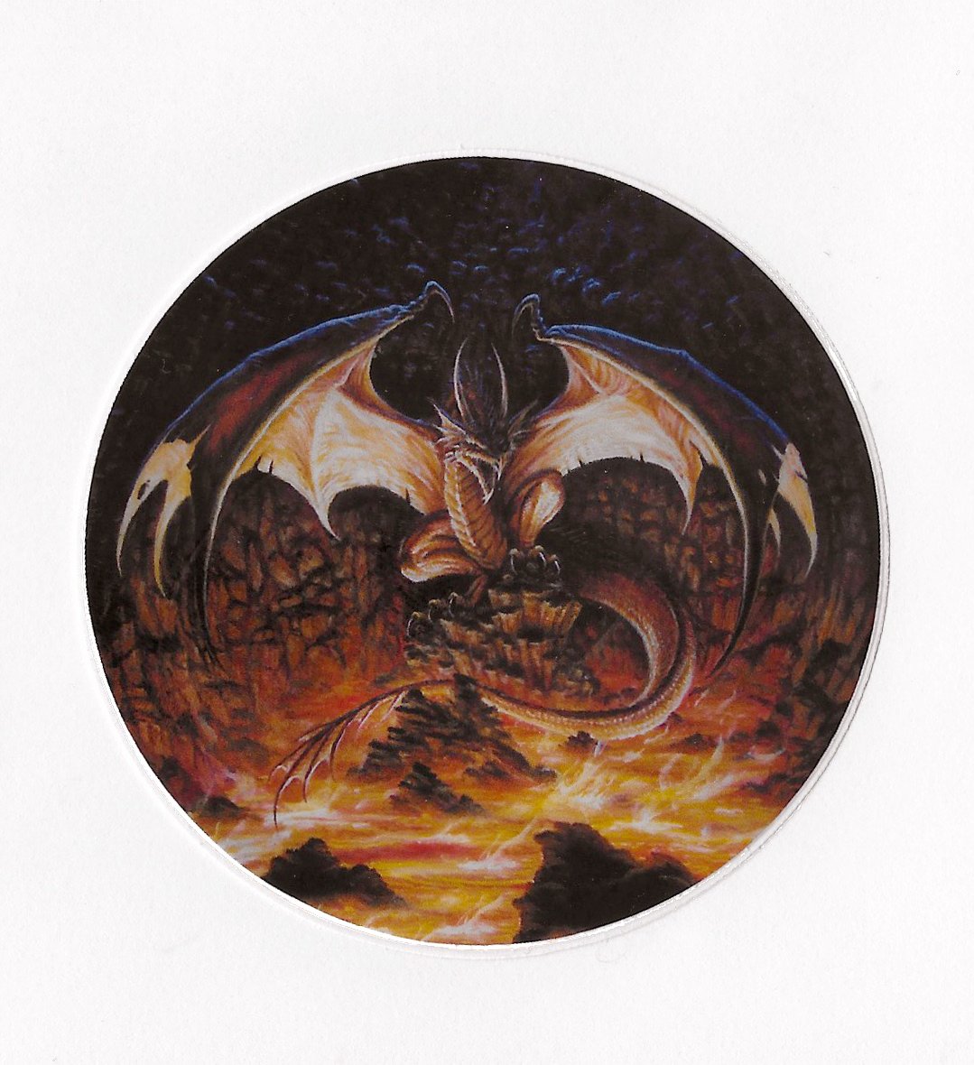 Volcano Dragon sticker / Prof's Dragon Gear